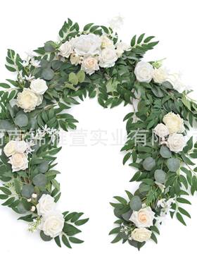 热卖尤加利仿花藤花条条环花藤花婚62807礼桌子装真饰户外1.8m