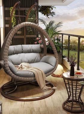 篮藤床家用鸟巢阳台摇篮双人吊椅摇椅室内秋5xx7yYzP千椅吊庭院椅