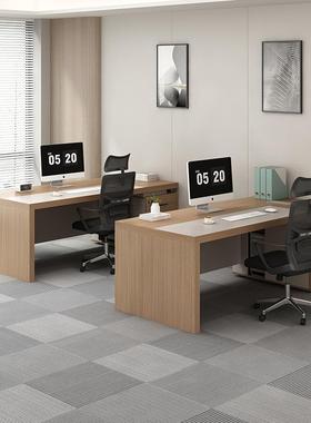 柏客森办公桌老板椅桌单组合简QFO约现经代办公室桌人桌理总裁大