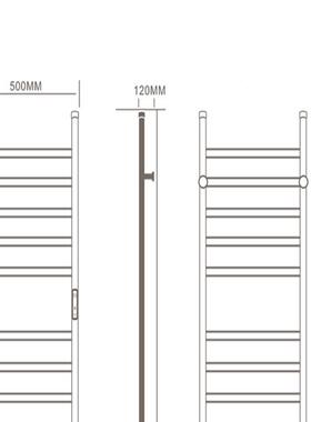 地OEX智能热毛巾架家用卫生间干碳纤维恒温加热落免打孔电烘架