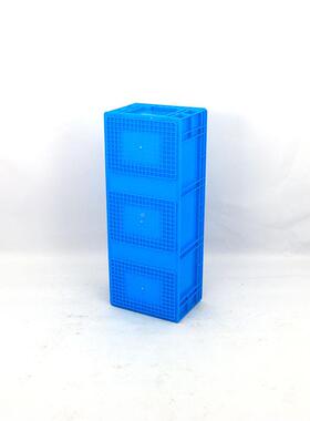 蓝色料大号长方形物流箱EU41028长型塑EU箱物流箱1000*4料00塑*2