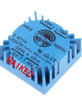 Talema 70003K 环形变压器 2x15v交流次级额定电压 1.6VA额定功率