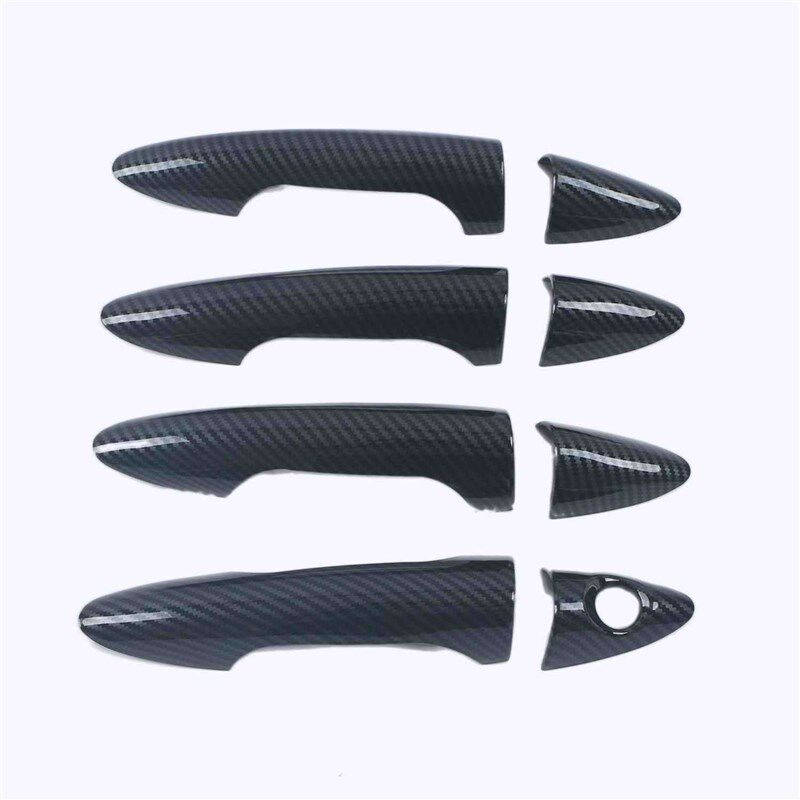 适用于现代瑞纳瑞奕雅绅特12-16款拉手车门外把手碳纤维门碗装饰