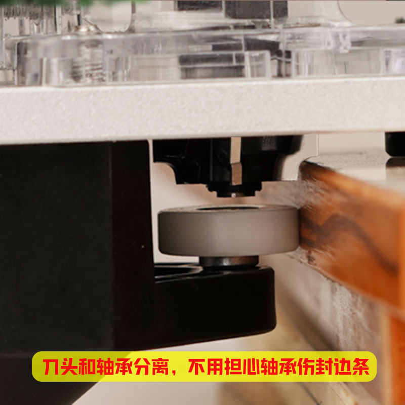 友牧电动封边条修边 生态板PVC封边条修边刀 曲线修边机不伤边条