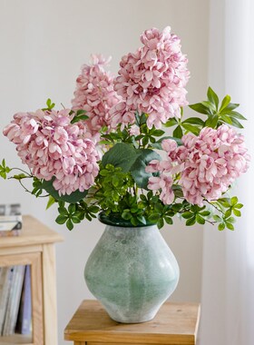 掬涵仿真花玲珑塔假花客厅摆件餐桌玄关摆设拍照造景室内装饰花艺