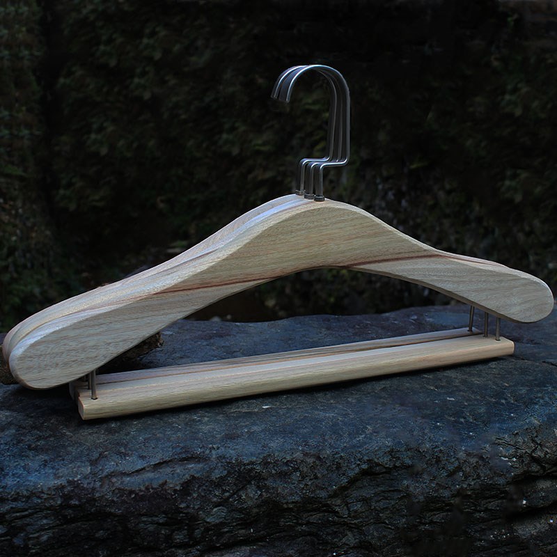 整料香樟木衣架家用衣挂实木撑子无痕不鼓包羊绒衫防虫蛀
