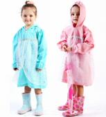 雨衣雨披儿童宝宝带幼儿园2021学生小书包位童岁防水男女套装 小童