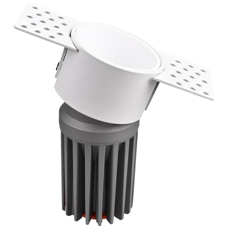 迷你小射灯无边框LED嵌入式5.5开孔公分洗墙7W防眩光COB天花筒灯