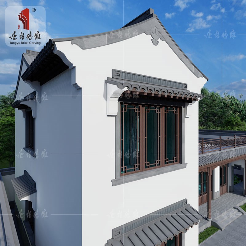 唐语砖雕 中式仿古青砖线条 门线窗线 庭院别墅家装砖 窗台线