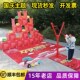 国庆节暖场活动道具愤怒 弹射小鸟4S店楼盘儿童游戏项目 真人版