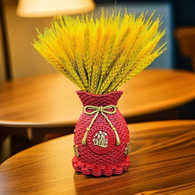 福袋麦穗大麦乔迁之喜开业送礼客厅玄关电视柜酒柜家居摆件寓意好