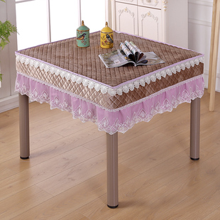 自动麻将机桌布罩套台面布正方形家用新款麻将机防尘防水烤火围罩