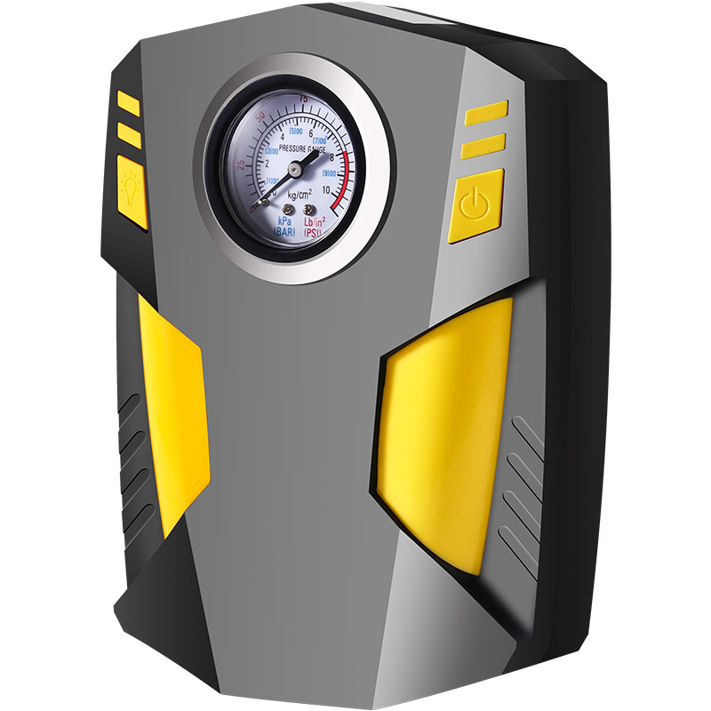 车载微型充气泵便携式汽车用轮胎加气泵 v金属小车电动打气泵