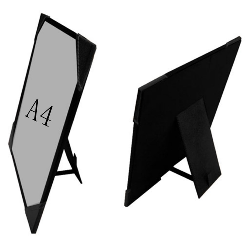 磁性皮革点菜夹板账单票据夹酒水收银夹板餐厅餐牌台卡菜单展示架