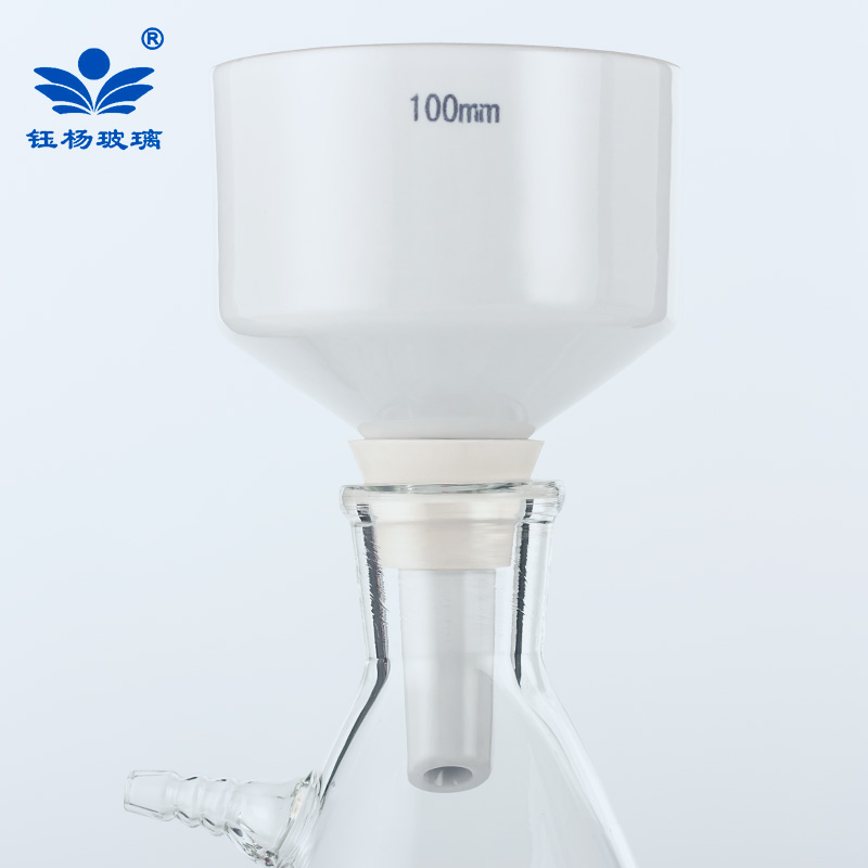 滤装置布氏过滤装1/0/0/1000/00ml陶瓷布氏漏斗上嘴抽