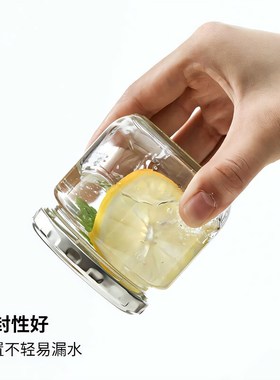 【原装】deri燕窝瓶果酱瓶石冢硝子小密封罐无铅玻璃瓶