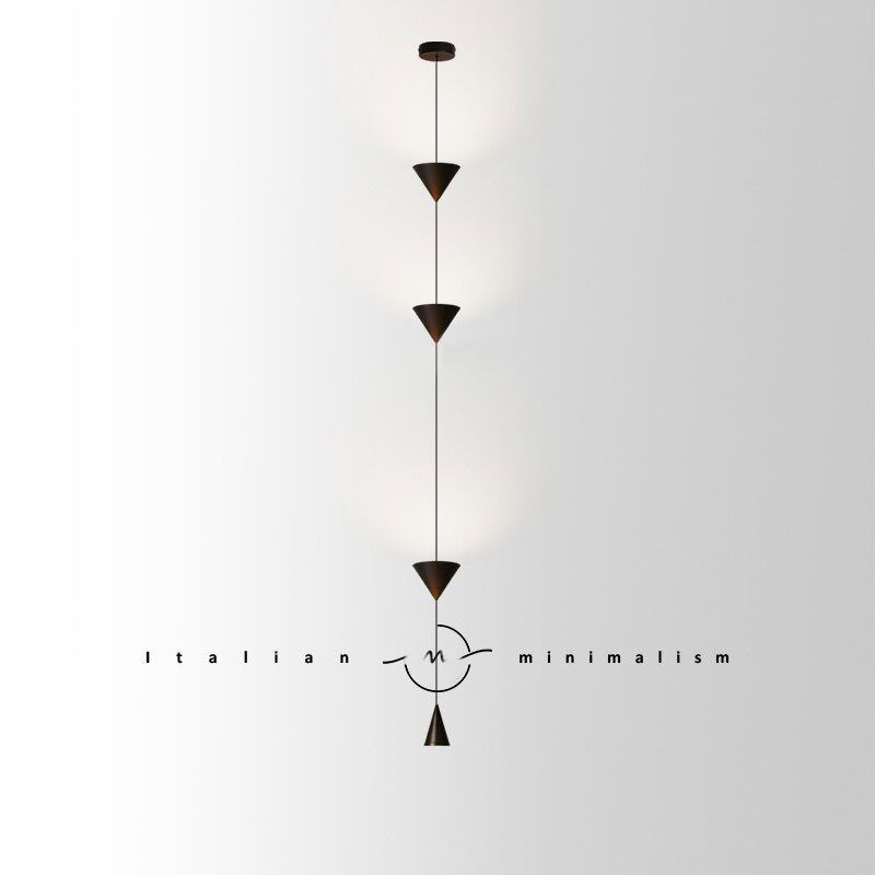 现代极简创意时光沙漏床头落地吊灯客厅沙发背景墙艺术免布线吊灯