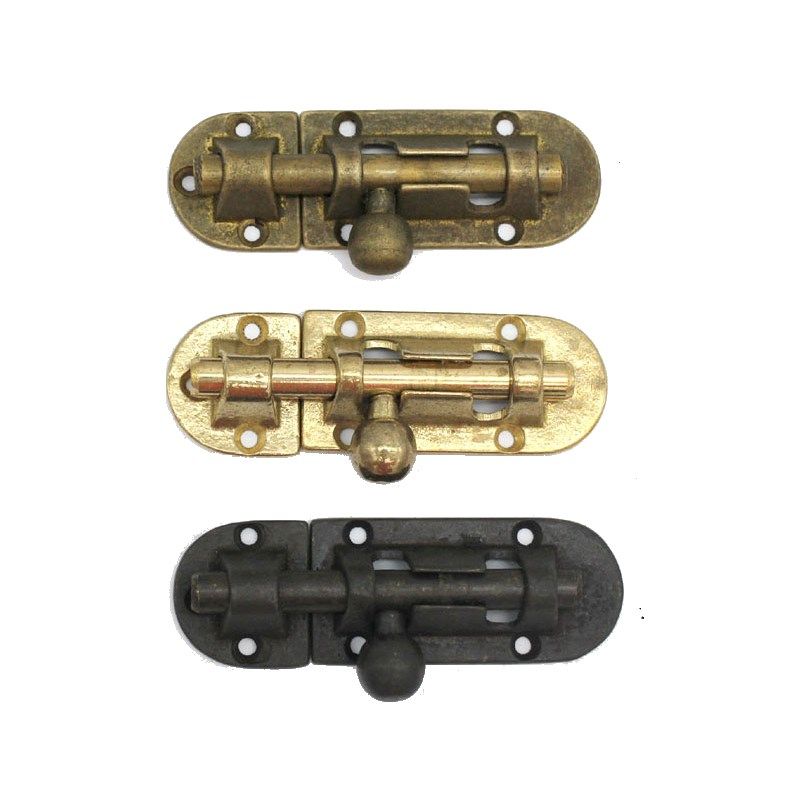 远儒铜雕中式仿古黄铜插销 门窗古典铜门栓闩YRJ985厚实门插