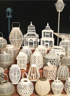 孤品大集合--东南亚复古纯手工藤编风灯竹编灯笼家居民宿庭院装饰