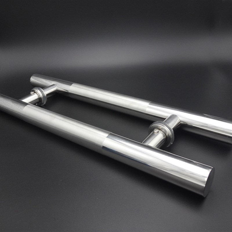 玻璃门拉手不锈钢大门把手欧式简约拉丝大拉手木门有框门把手