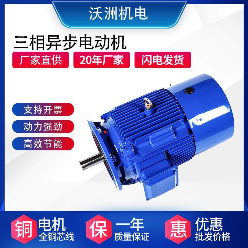 三相异步电动机2极6极YE3高效率三相电机37/45/75KW三相异步电机