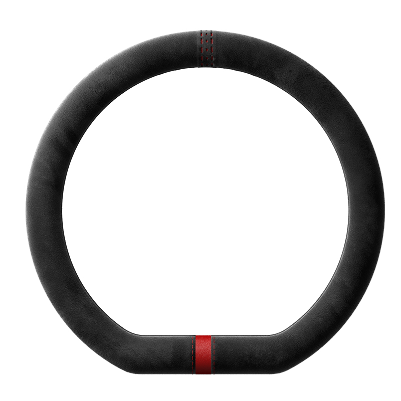 汽车方向盘冬季把四季通用手缝翻毛皮d型女款男2023新款