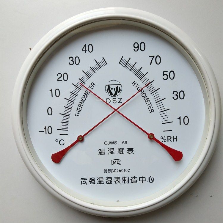 圆盘指针式温湿表GJWS-家用办公室内测量温湿度计漂亮大方