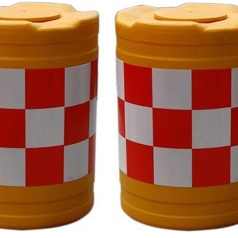 防撞桶600*800 塑料水马 隔离墩 道路防撞桶 分流桶 交通设施