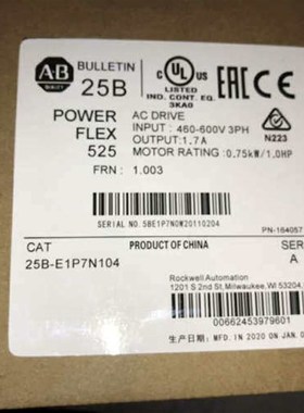 AB变频器25a/25b/25c-E1p7/E3P0/E4P