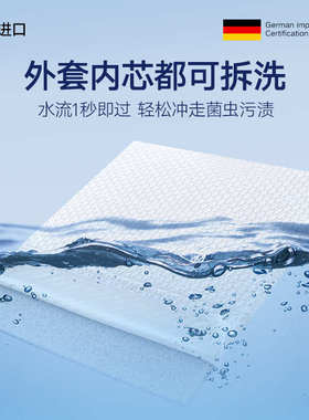 4D空气纤维床垫3d榻榻米偏1.8m定做折叠硬腰进口米护透气1.5拆洗