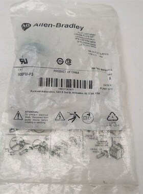 Allen Bradley绿色指示灯800FM-P3 原