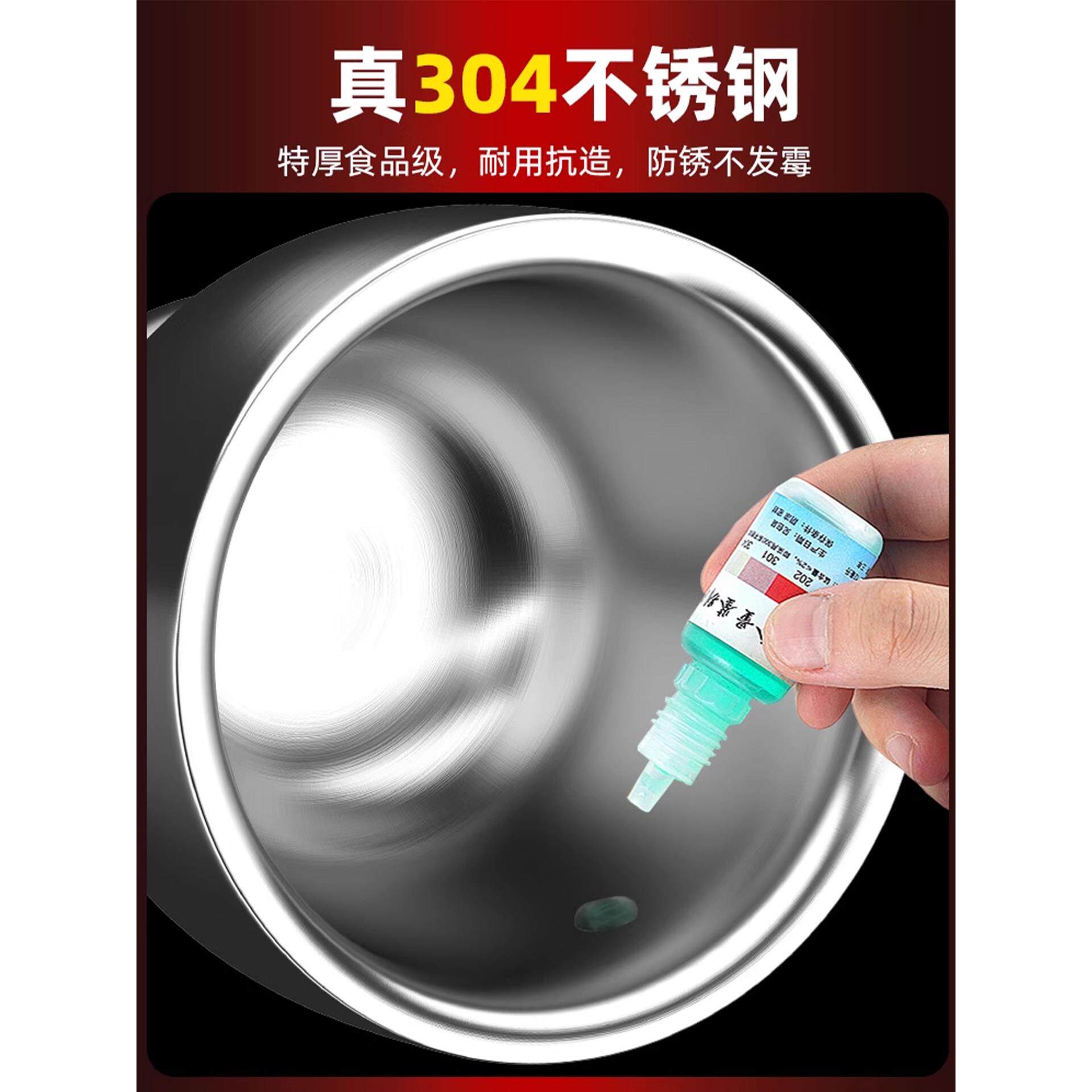 304不器锈钢蒜器蒜泥神捣SIB器蒜臼子研钵手动研捣磨器擂碎钵捣药