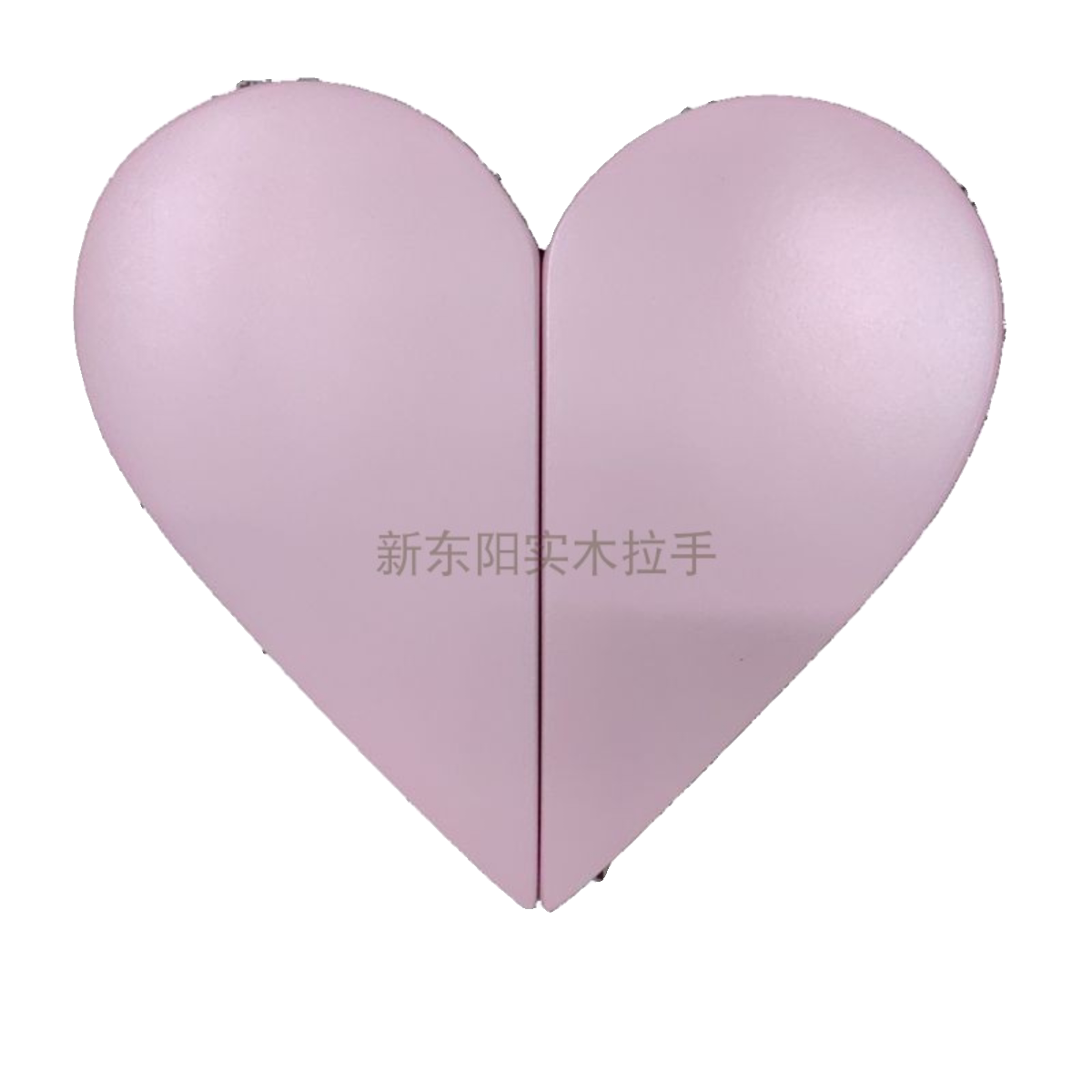 原木爱心形拉手适用于一门简约儿童房造型木制品到实衣柜卡通顶把