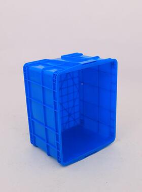 蓝色纳50-50加厚塑料箱UQM新料塑料箱加厚中号收周53转箱标准尺寸