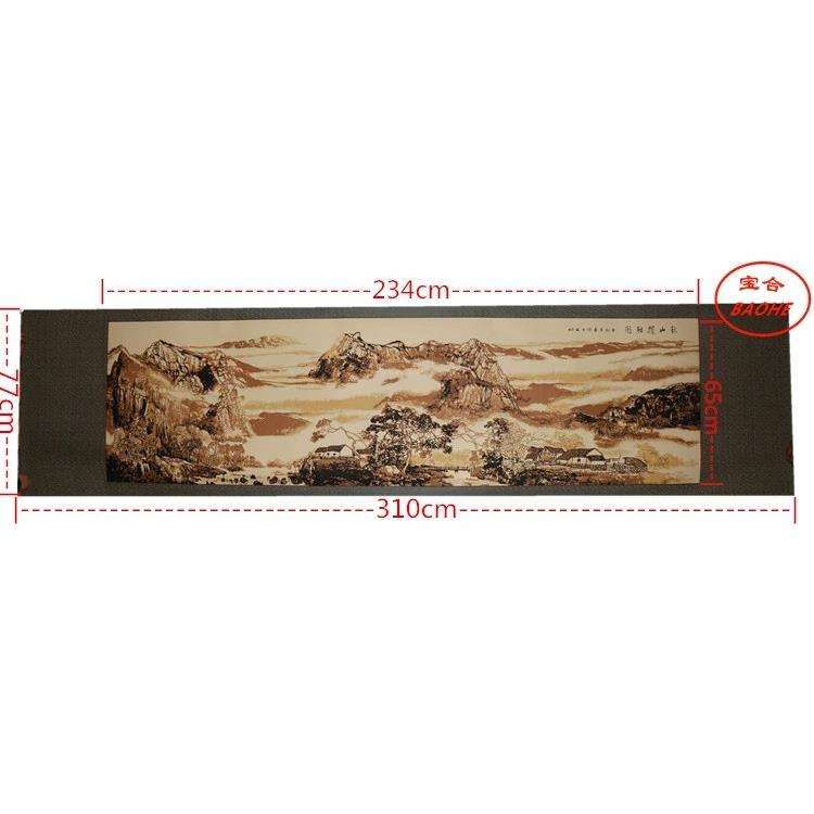 厂家gzh_挂轴供应礼支混批蔚县剪纸画轴套持色秋山揽胜图出国品宣