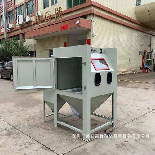 手动喷砂1机硅胶模具435喷沙机箱式小型手动96090800001干式喷砂