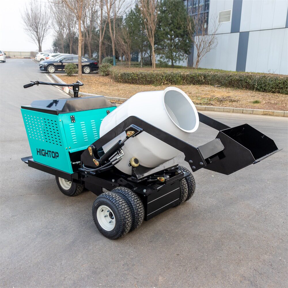 轮式微型搅拌车 全地形混凝土小型搅拌机 沙地泥泞路段作业自卸车