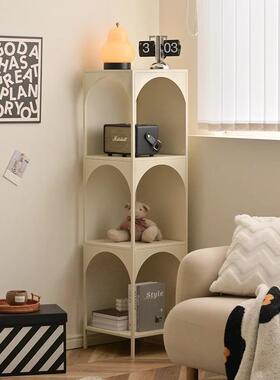 创小架WNX转角意落地收纳置物架墙边柜铁窄艺置物柜角落墙角书柜