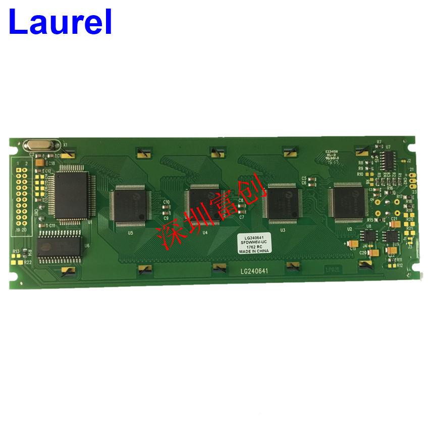 LCD2464液晶显屏U0C示I6963TZQH64963C5V黄绿屏LG24061SMLYH6V