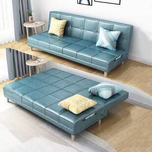 出租房布艺折叠沙发床两用小户型公寓客厅卧室简易免洗沙发午睡