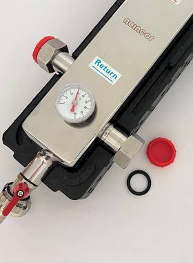 N25方ZZ15420形钢地暖不锈耦合罐藕，地暖壁挂炉活钢接混水罐，不