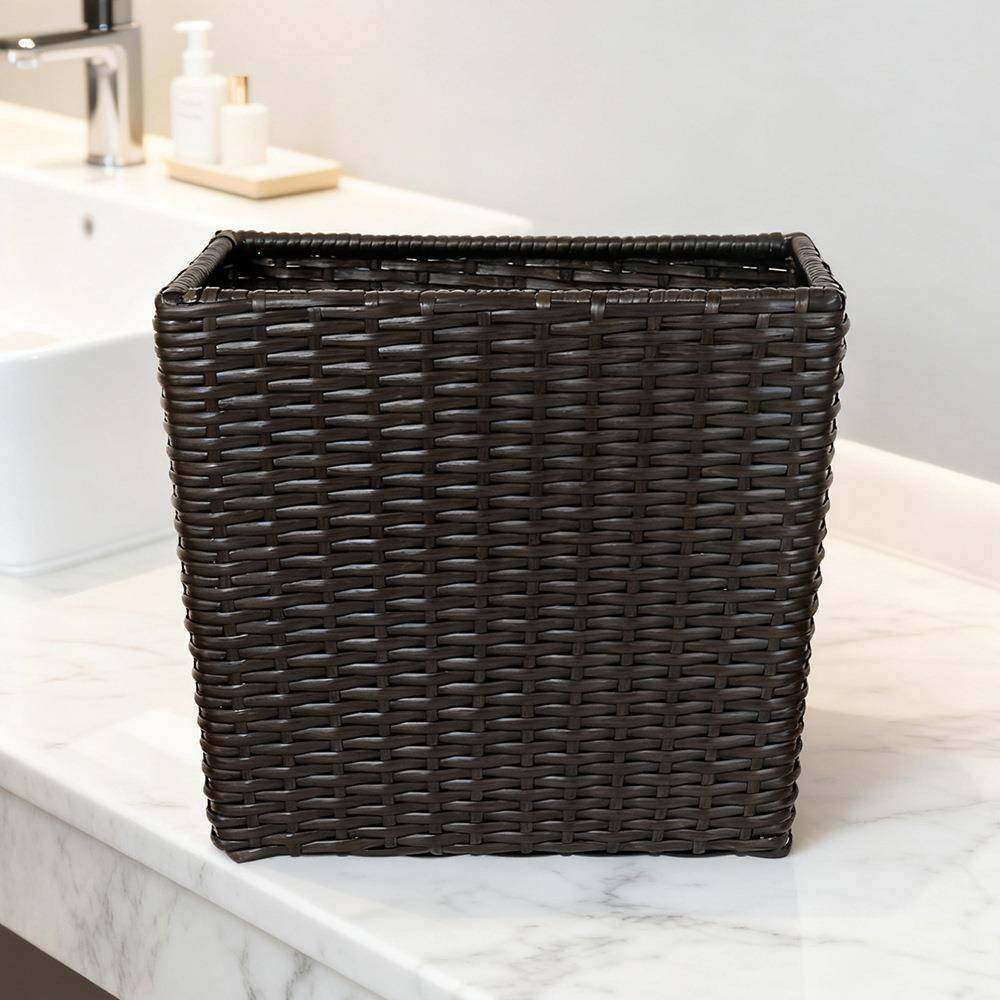 凰图工艺浴室房客脏衣框内酒置铁框架牢无变形店cdsv手工藤编毛固