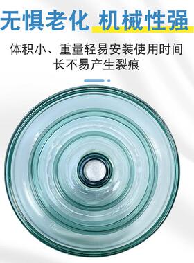 厂家X现货玻璃缘LXHY-70子LYH-70钢化玻璃标准绝盘型耐污绝缘子电