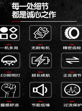 德冲国无刷电动扳手USL大扭力锂电修击手架子工汽扳套筒充电电动