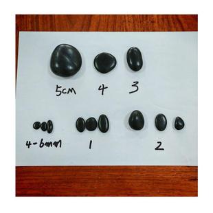 「天墨黑沙砾石｜纯黑盆栽铺面石」——然园砾艺装饰/透气962石多