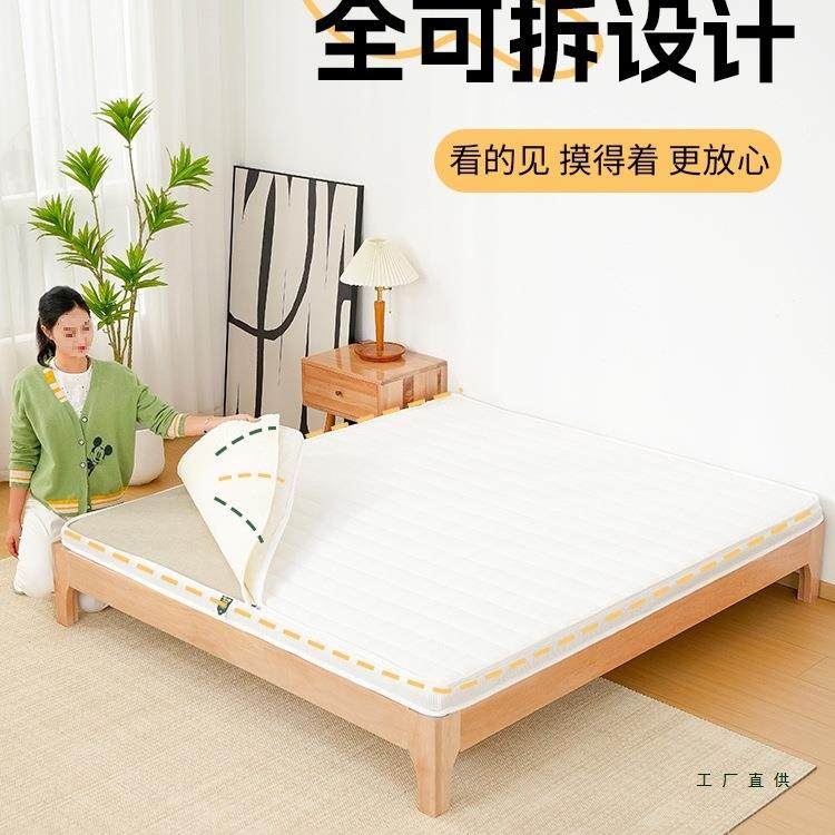 天椰棕床垫硬垫家用卧室纯子棕榈垫榻儿童榻米乳ETA然胶10cm厚可