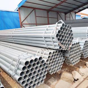 山东济南镀锌圆管镀锌管层高84*1.焊0锌热77194镀锌管楼梯扶手用