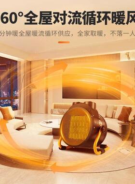 人民海工业暖风家功用电暖机气取暖器大面积热风机QBI上大率风机
