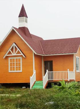 木小木屋别防墅房子组装防腐木FVW木屋户外木腐售货亭移动售货亭