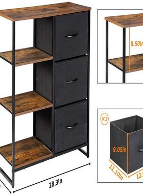 床边柜窄夹缝置物架架床缝隙PMZ子床头挡板柜沙发边架靠墙尾书收